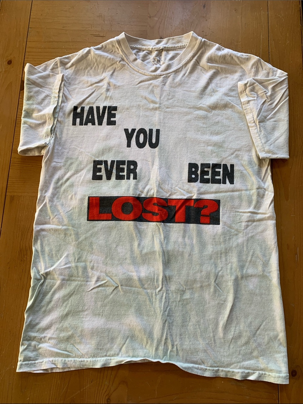 Travis Scott concert tee from rolling loud